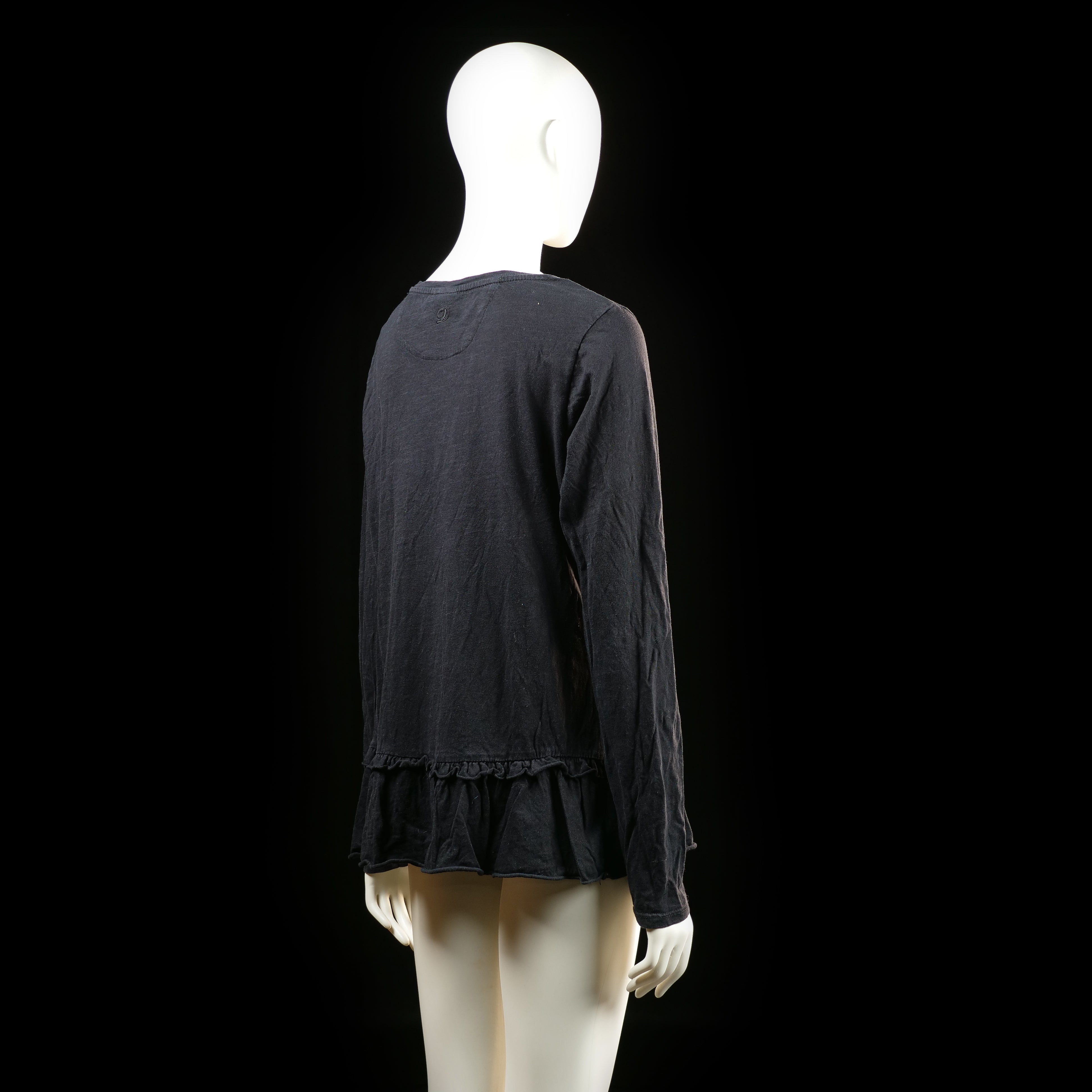 Dobber - blouse - Black - (Storlek: M)