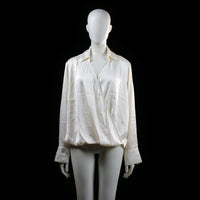 H&M - bodysuit - Ivory - (Storlek: L)