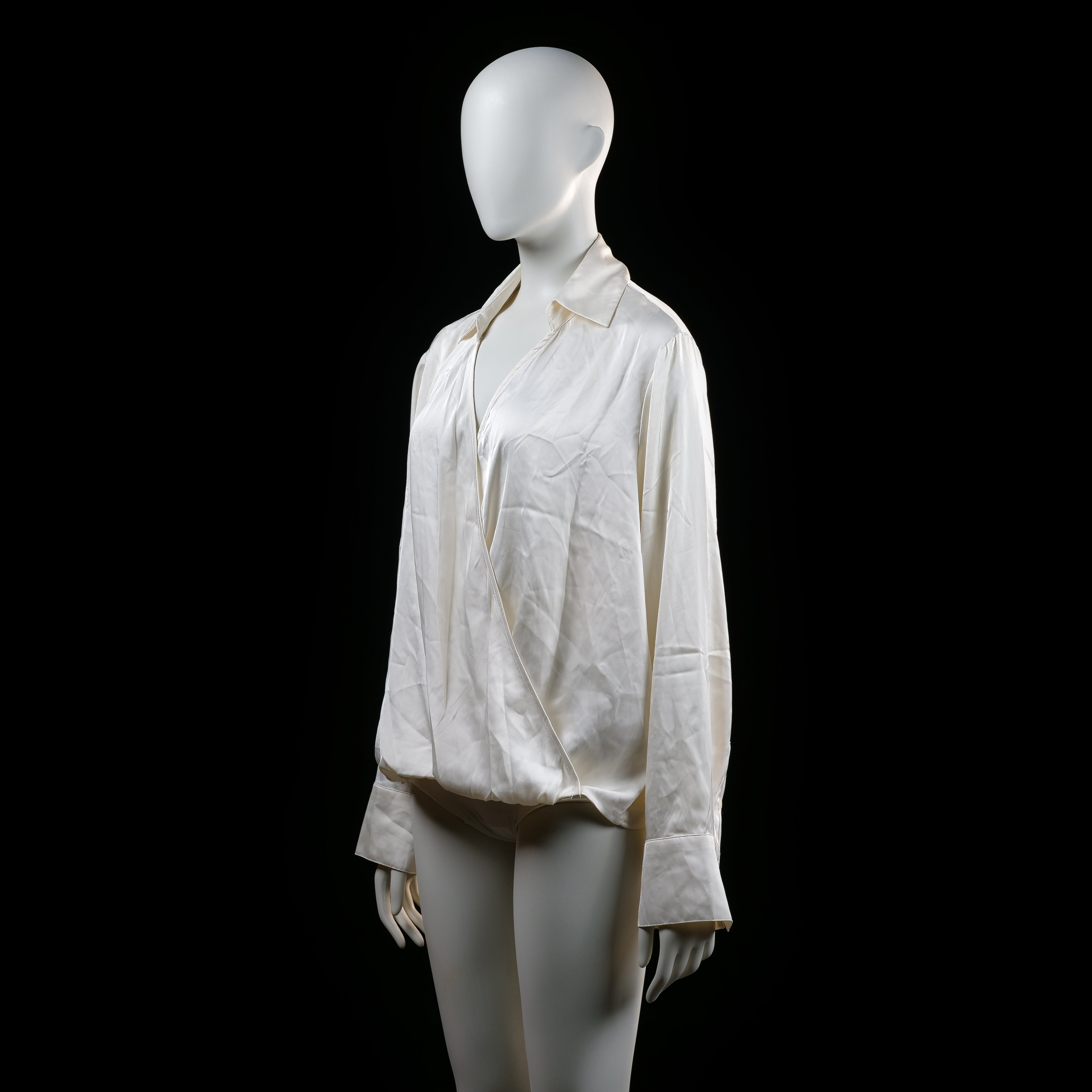 H&M - bodysuit - Ivory - (Storlek: L)