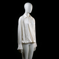 H&M - bodysuit - Ivory - (Storlek: L)