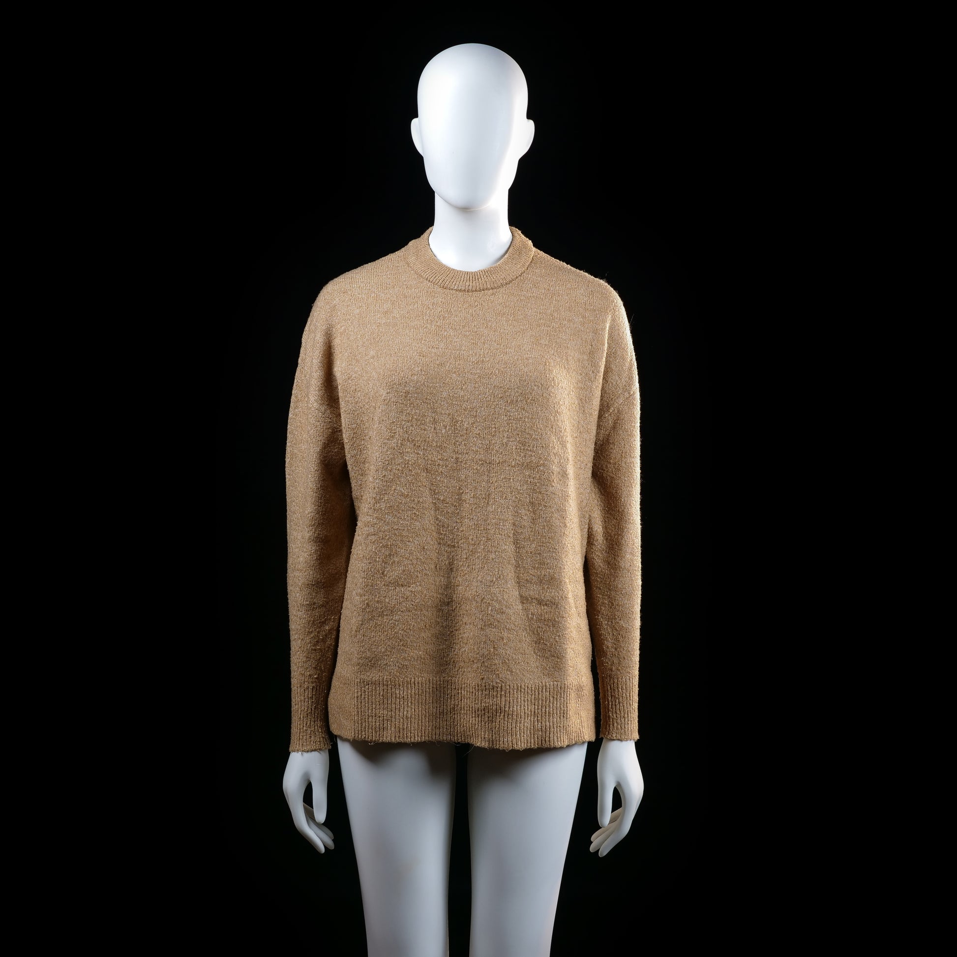 Amisu - sweater - Camel - (Storlek: S)