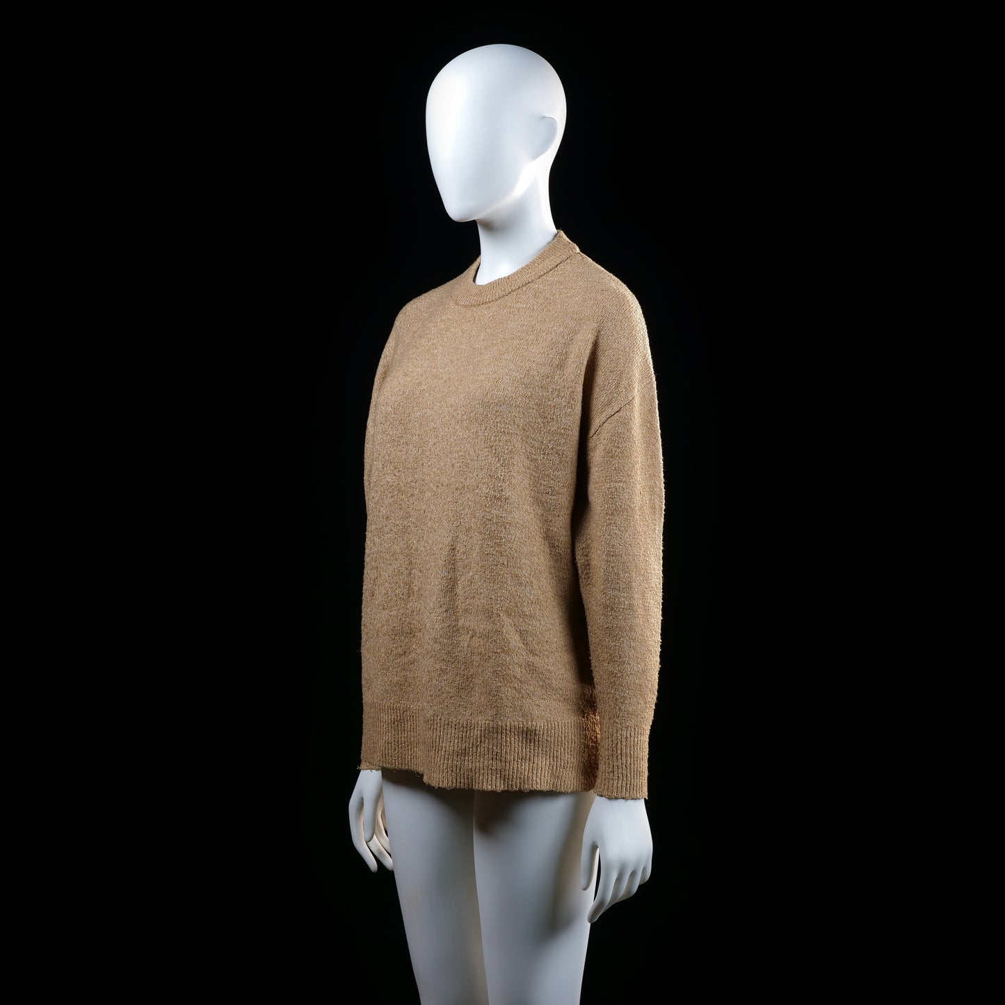 Amisu - sweater - Camel - (Storlek: S)
