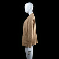 Amisu - sweater - Camel - (Storlek: S)