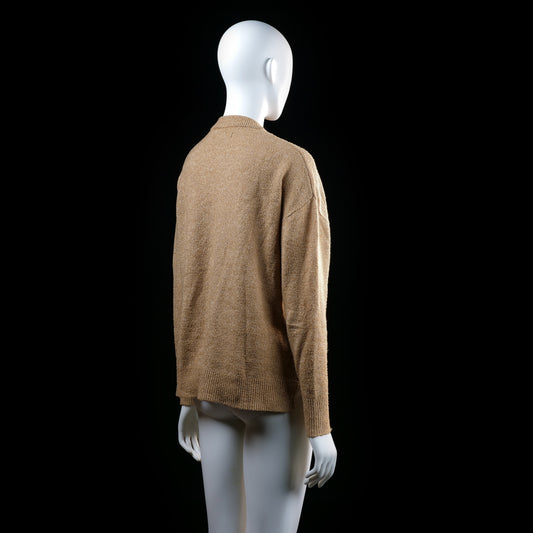 Amisu - sweater - Camel - (Storlek: S)