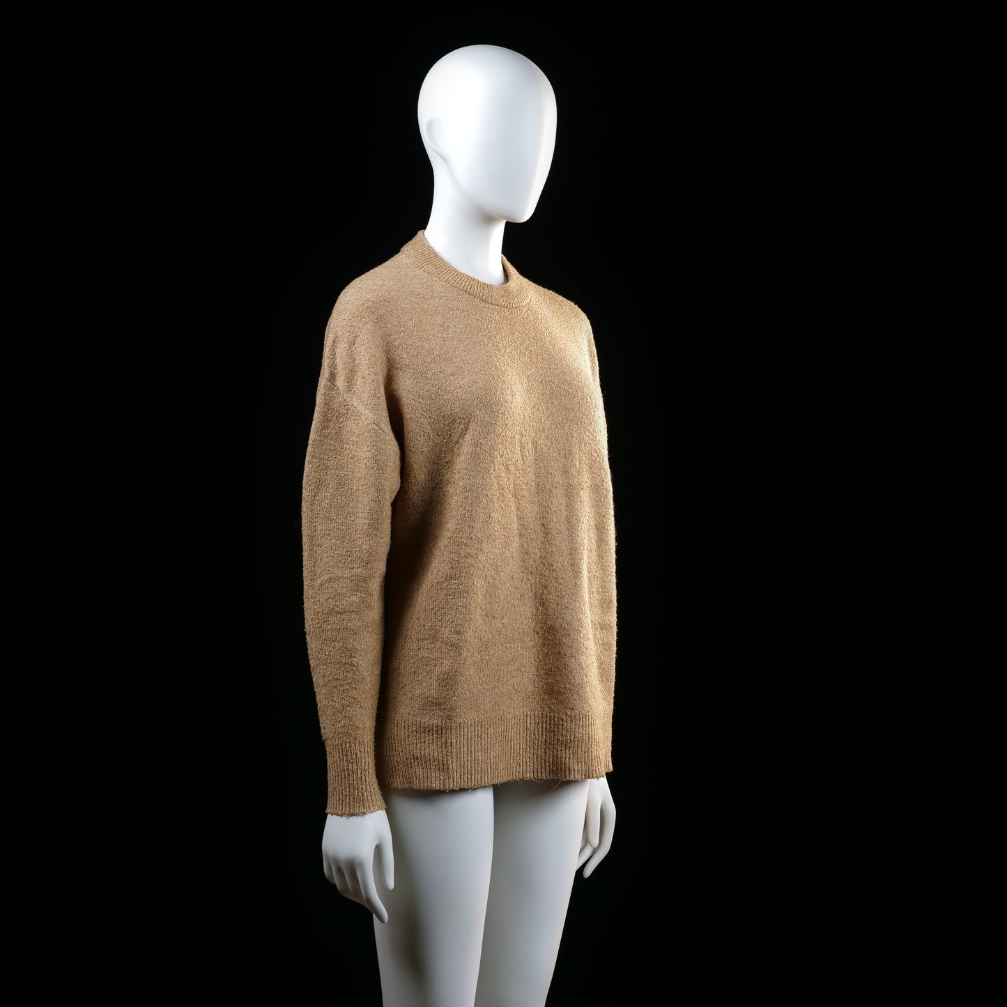 Amisu - sweater - Camel - (Storlek: S)