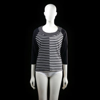 t-shirt - Black, White - (Storlek: L)