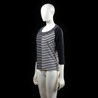 t-shirt - Black, White - (Storlek: L)