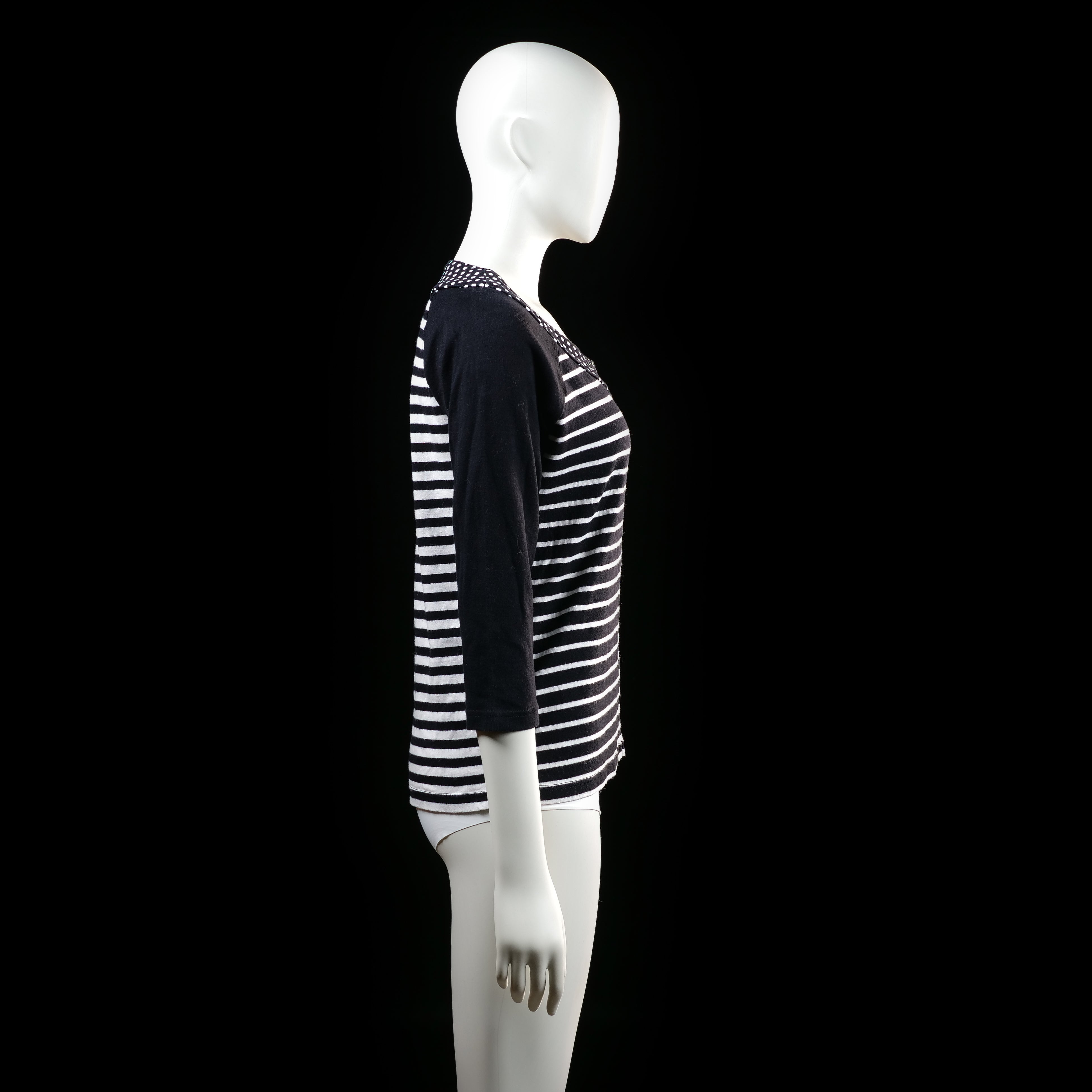 t-shirt - Black, White - (Storlek: L)