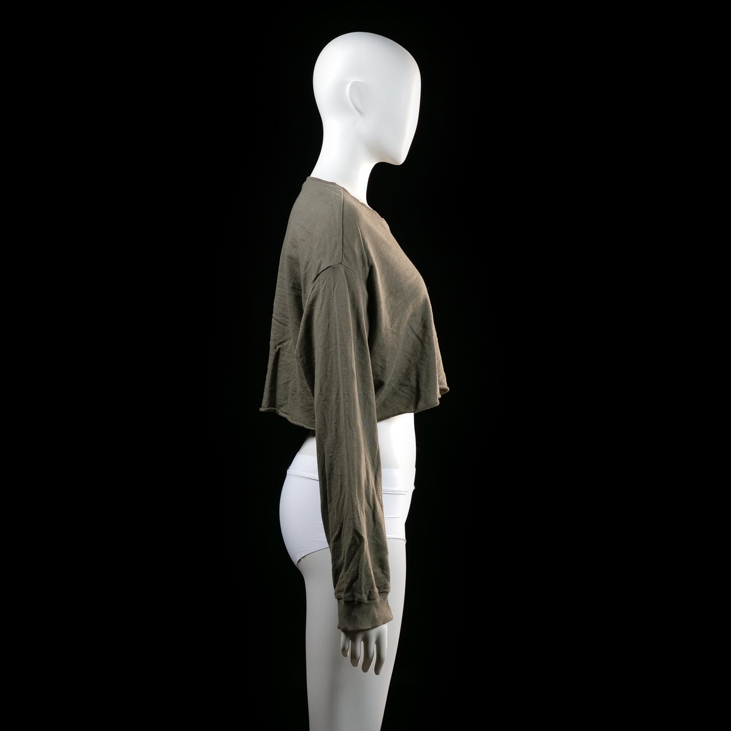 H&M - sweatshirt - Taupe, Black - (Storlek: M)