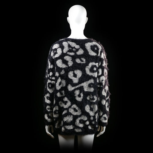 Ms Mode - sweater - Black, Ivory - (Storlek: XL)