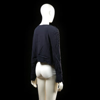 Zara - blouse - Navy - (Storlek: M)