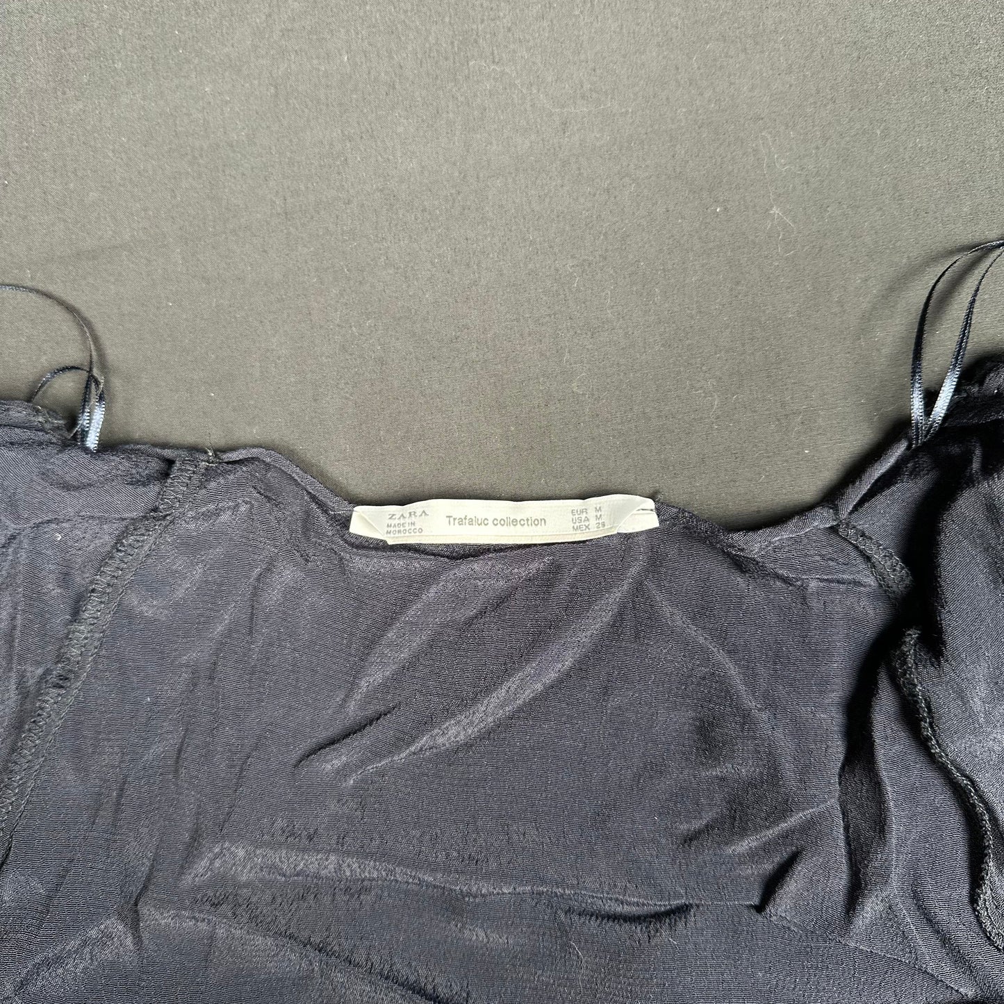 Zara - blouse - Navy - (Storlek: M)