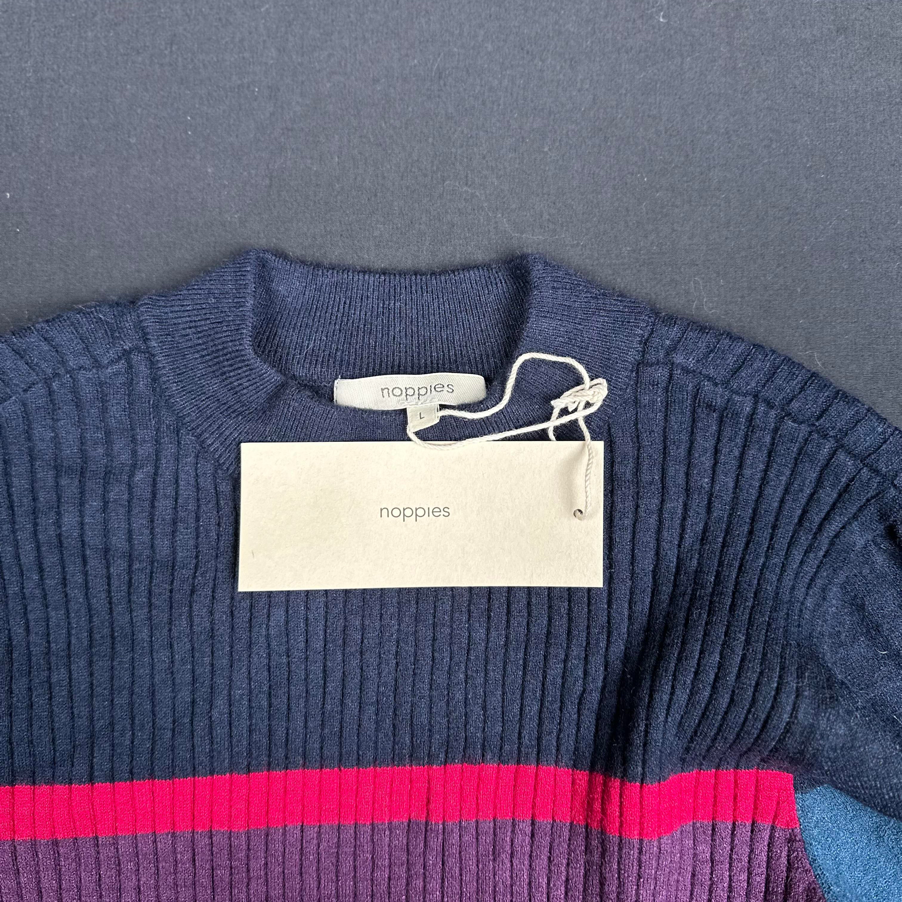 Nopples - sweater - MULTICOLORED - (Storlek: L) - (NEW)