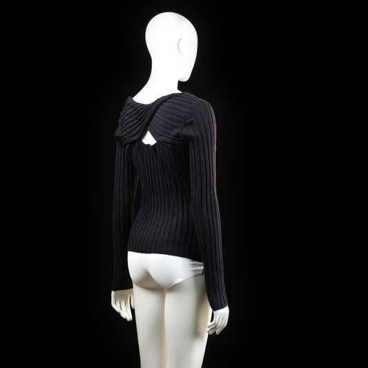 H&M - sweater - Black - (Storlek: S)