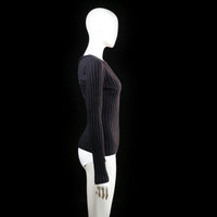 H&M - sweater - Black - (Storlek: S)