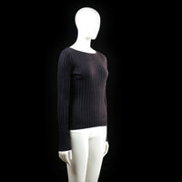 H&M - sweater - Black - (Storlek: S)