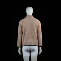 H&M Divided - fleece jacket - Camel, Black - (Storlek: S)