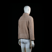 H&M Divided - fleece jacket - Camel, Black - (Storlek: S)