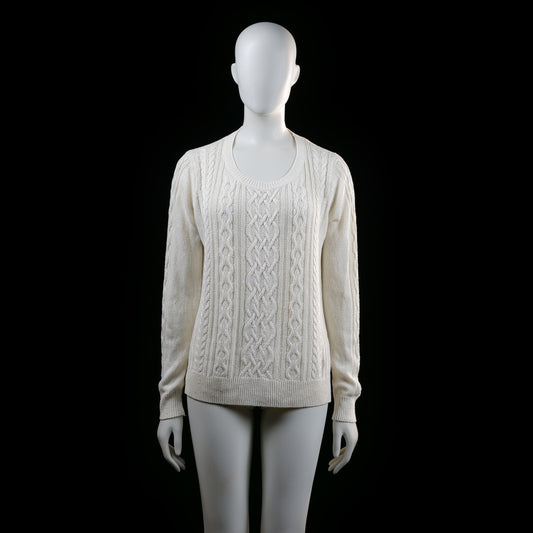Lindex - sweater - Ivory - (Storlek: M)