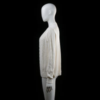 Lindex - sweater - Ivory - (Storlek: M)