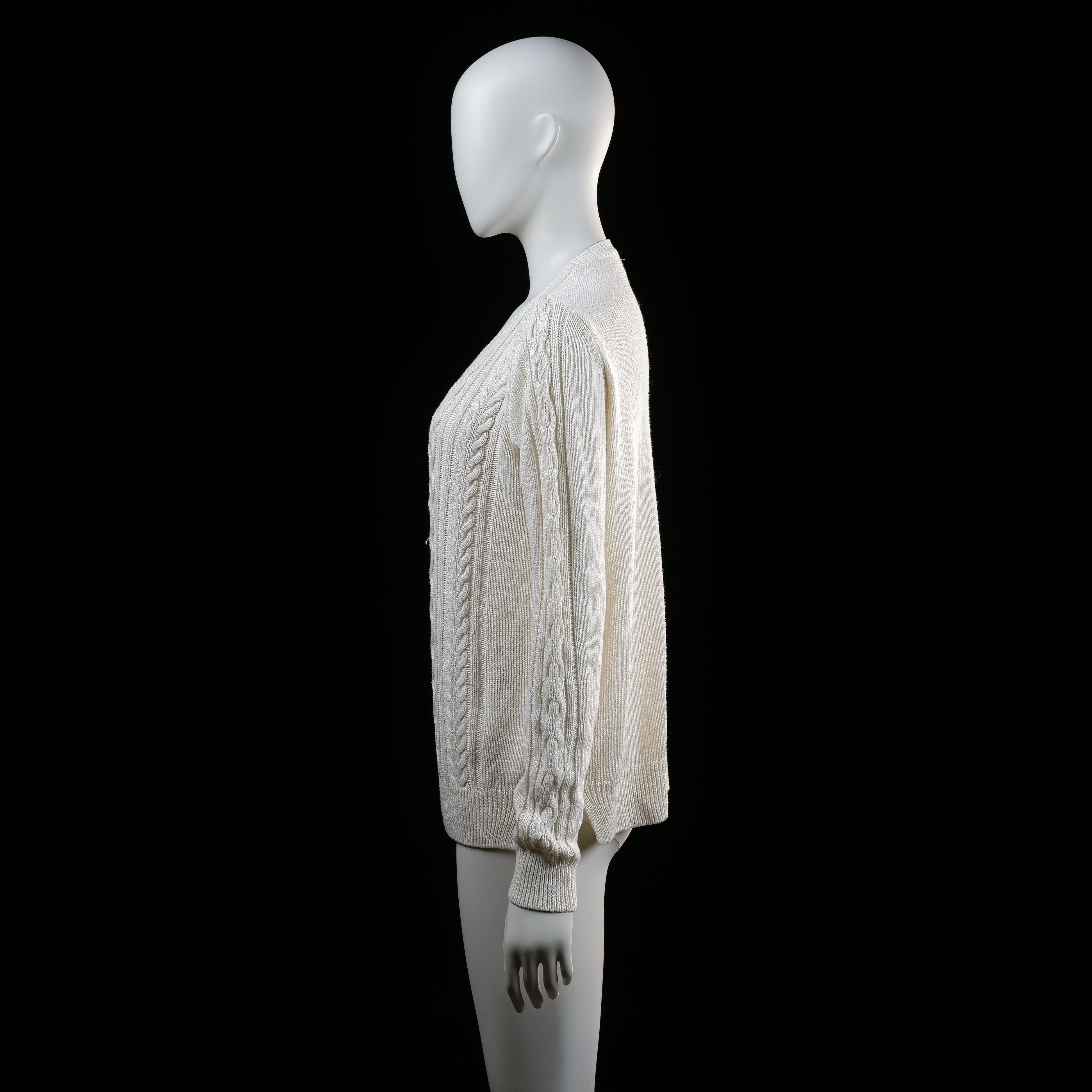Lindex - sweater - Ivory - (Storlek: M)