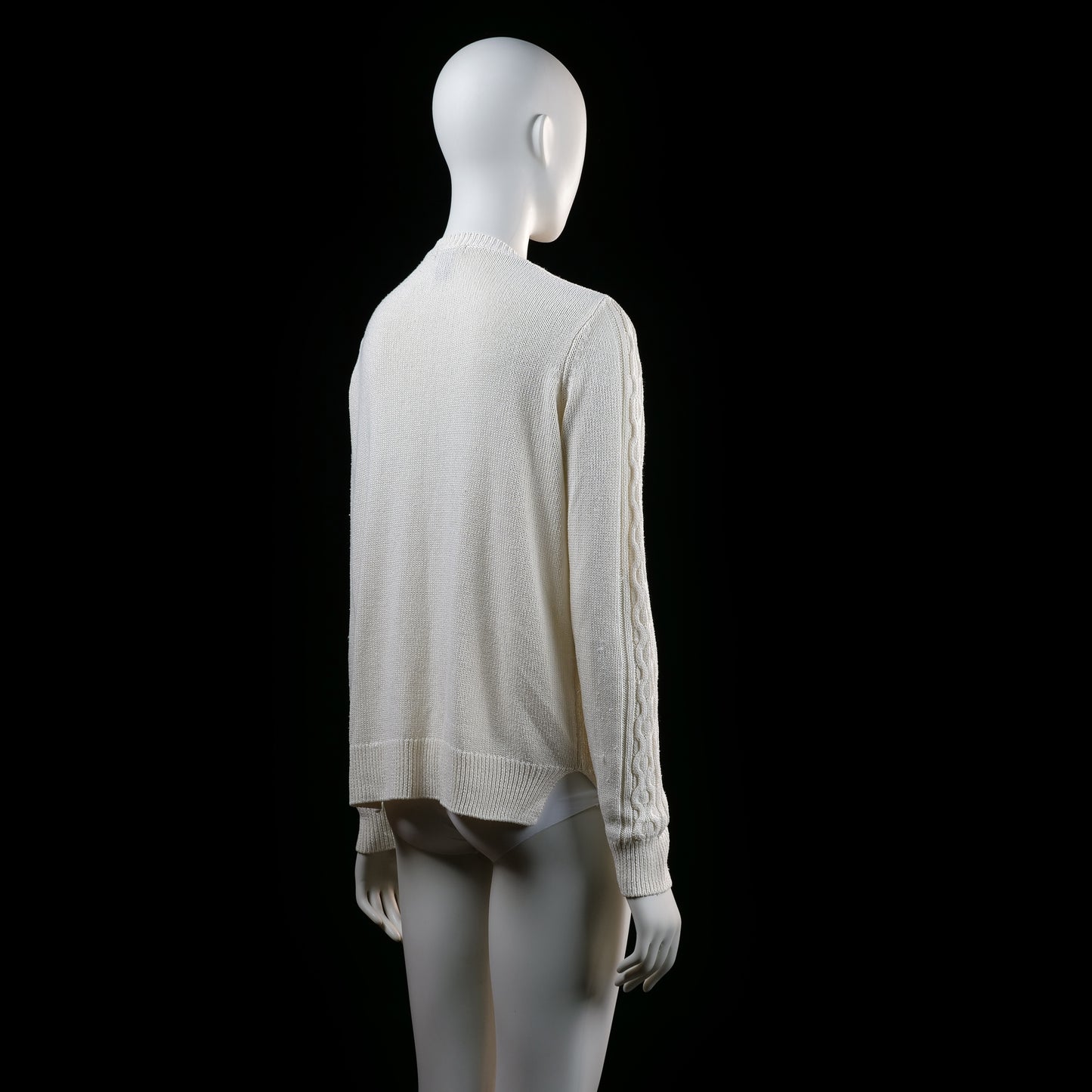 Lindex - sweater - Ivory - (Storlek: M)