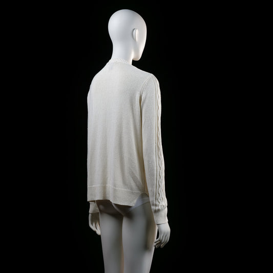 Lindex - sweater - Ivory - (Storlek: M)