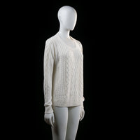 Lindex - sweater - Ivory - (Storlek: M)
