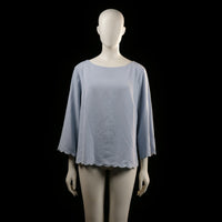 H&M - blouse - Light Blue - (Storlek: 44)