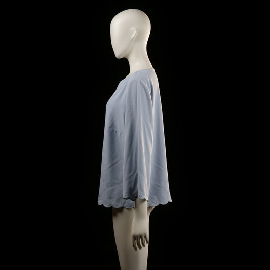 H&M - blouse - Light Blue - (Storlek: 44)