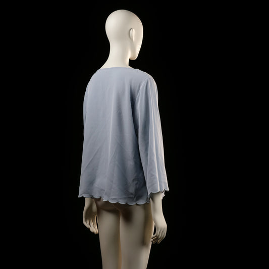 H&M - blouse - Light Blue - (Storlek: 44)