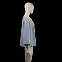 H&M - blouse - Light Blue - (Storlek: 44)