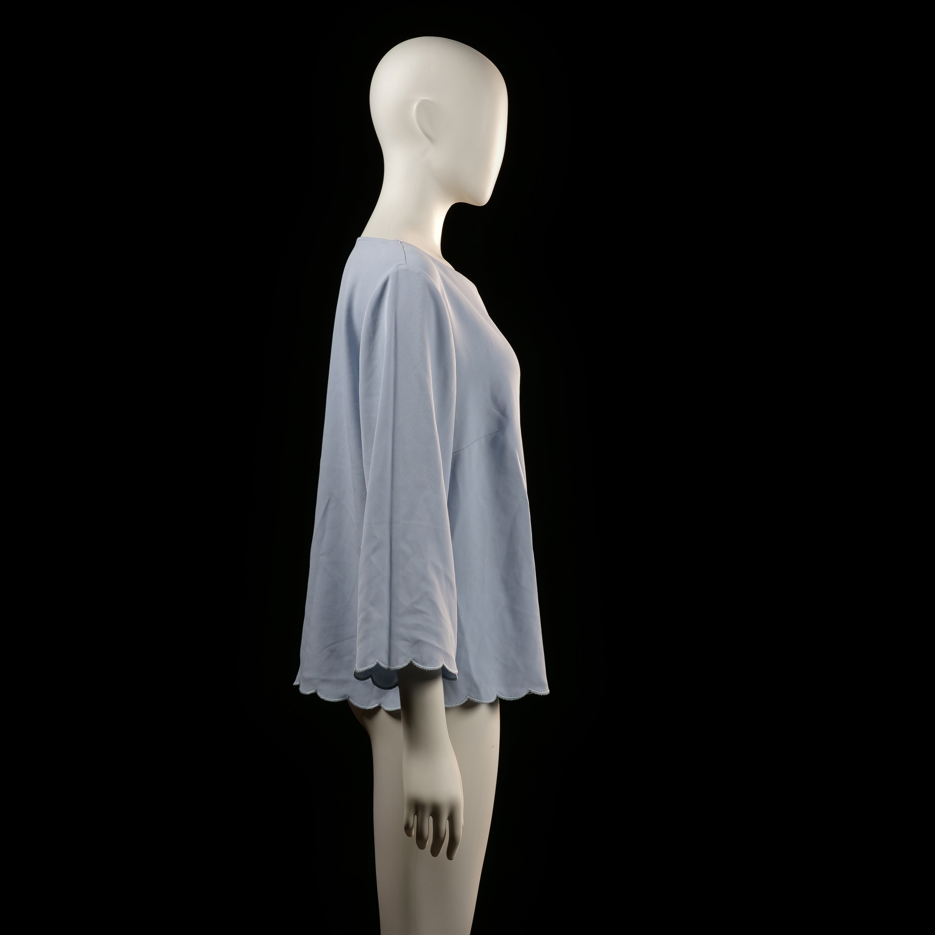 H&M - blouse - Light Blue - (Storlek: 44)