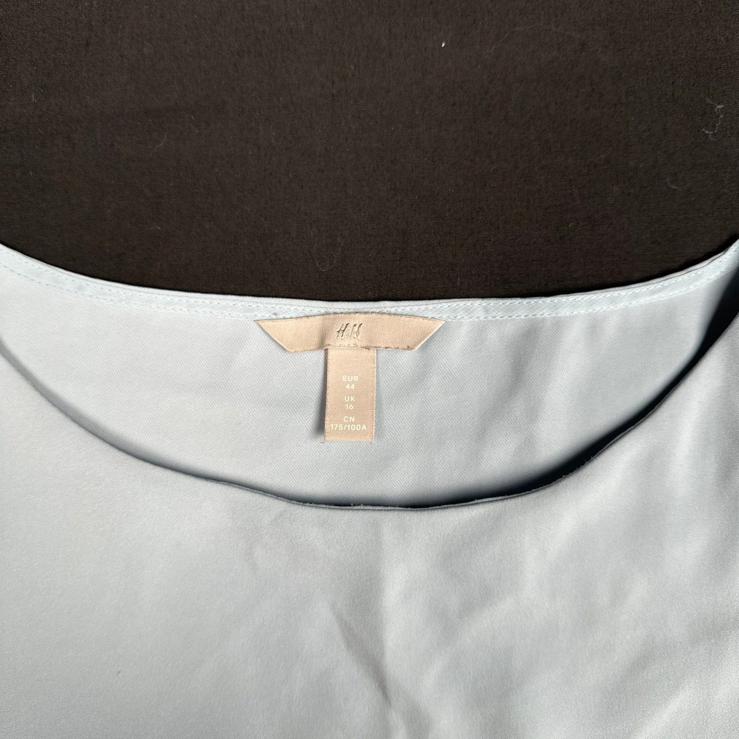 H&M - blouse - Light Blue - (Storlek: 44)