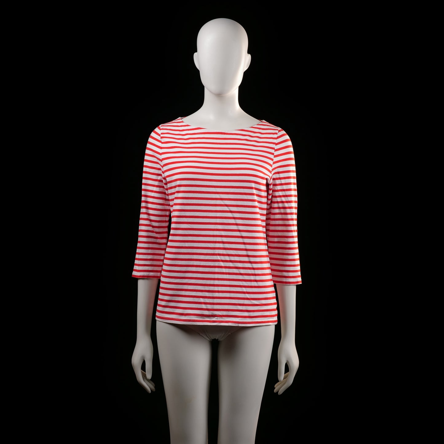 Lindex - t-shirt - White, Red - (Storlek: M)