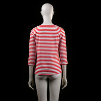 Lindex - t-shirt - White, Red - (Storlek: M)