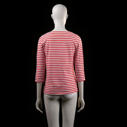 Lindex - t-shirt - White, Red - (Storlek: M)