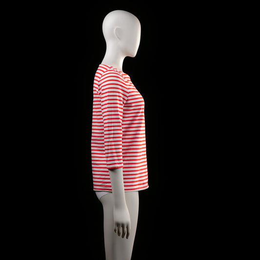 Lindex - t-shirt - White, Red - (Storlek: M)