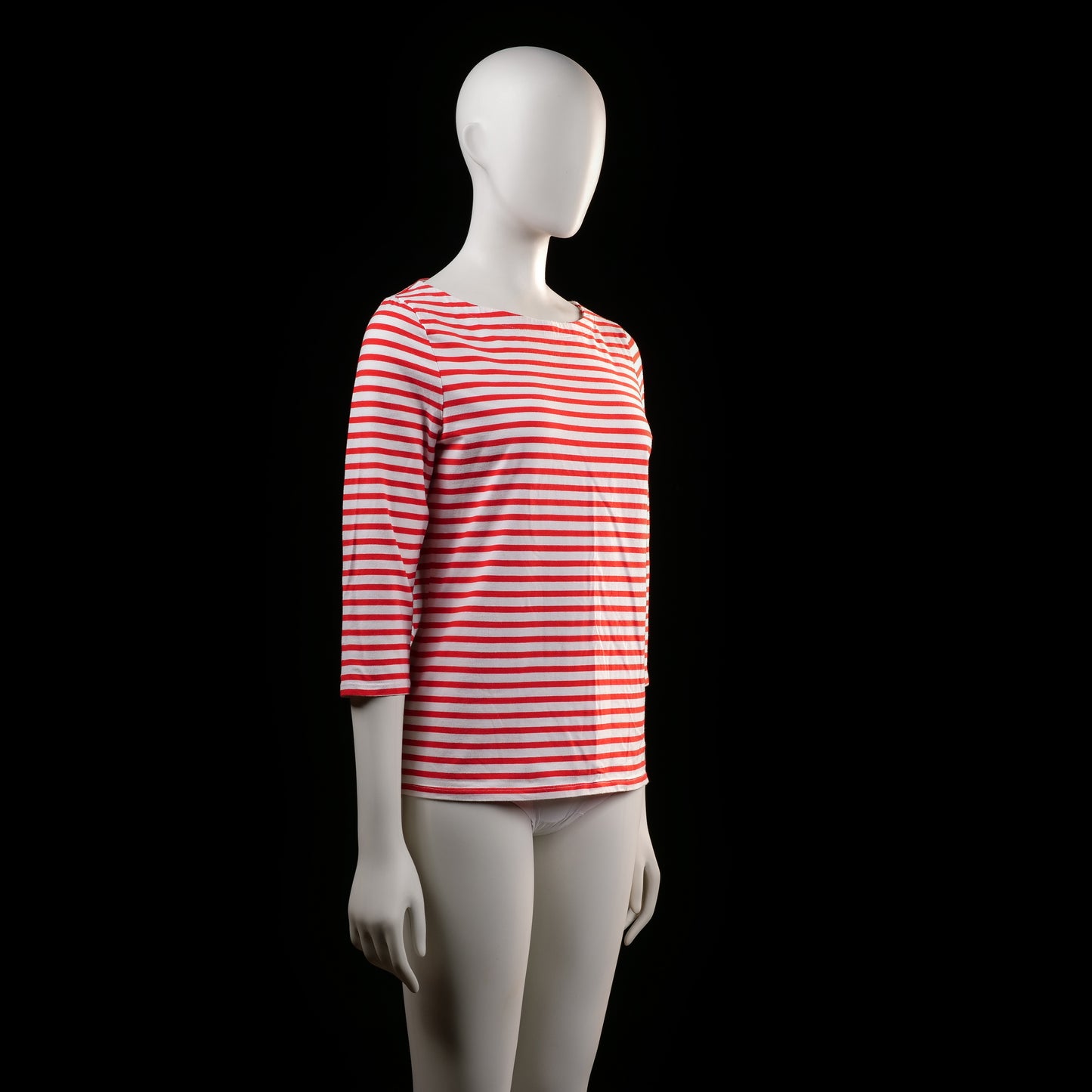 Lindex - t-shirt - White, Red - (Storlek: M)