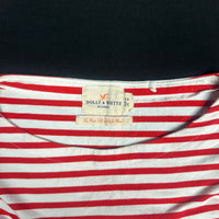 Lindex - t-shirt - White, Red - (Storlek: M)