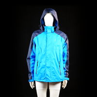 Crivit - rain jacket - Sky Blue, Navy - (Storlek: 56)