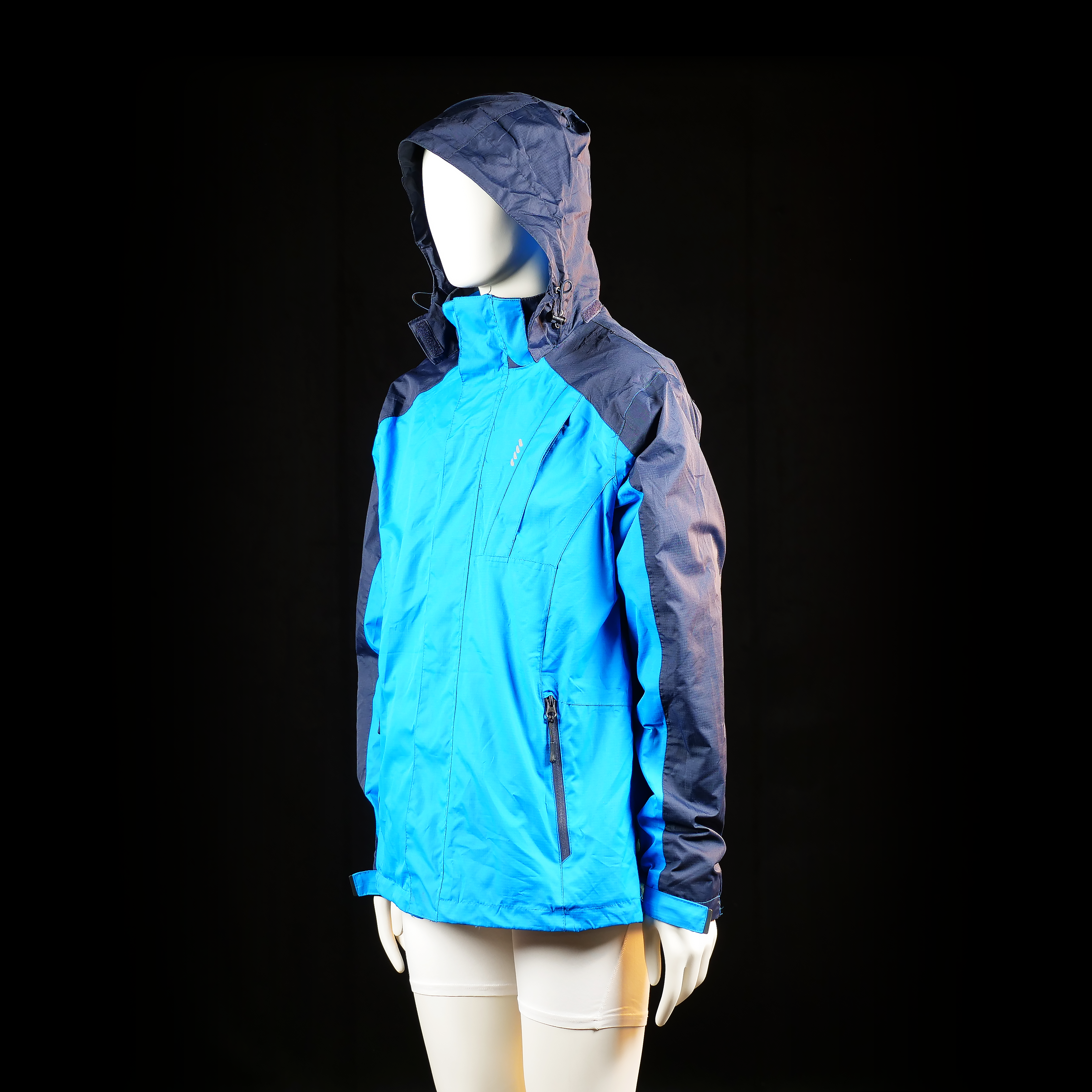 Crivit - rain jacket - Sky Blue, Navy - (Storlek: 56)