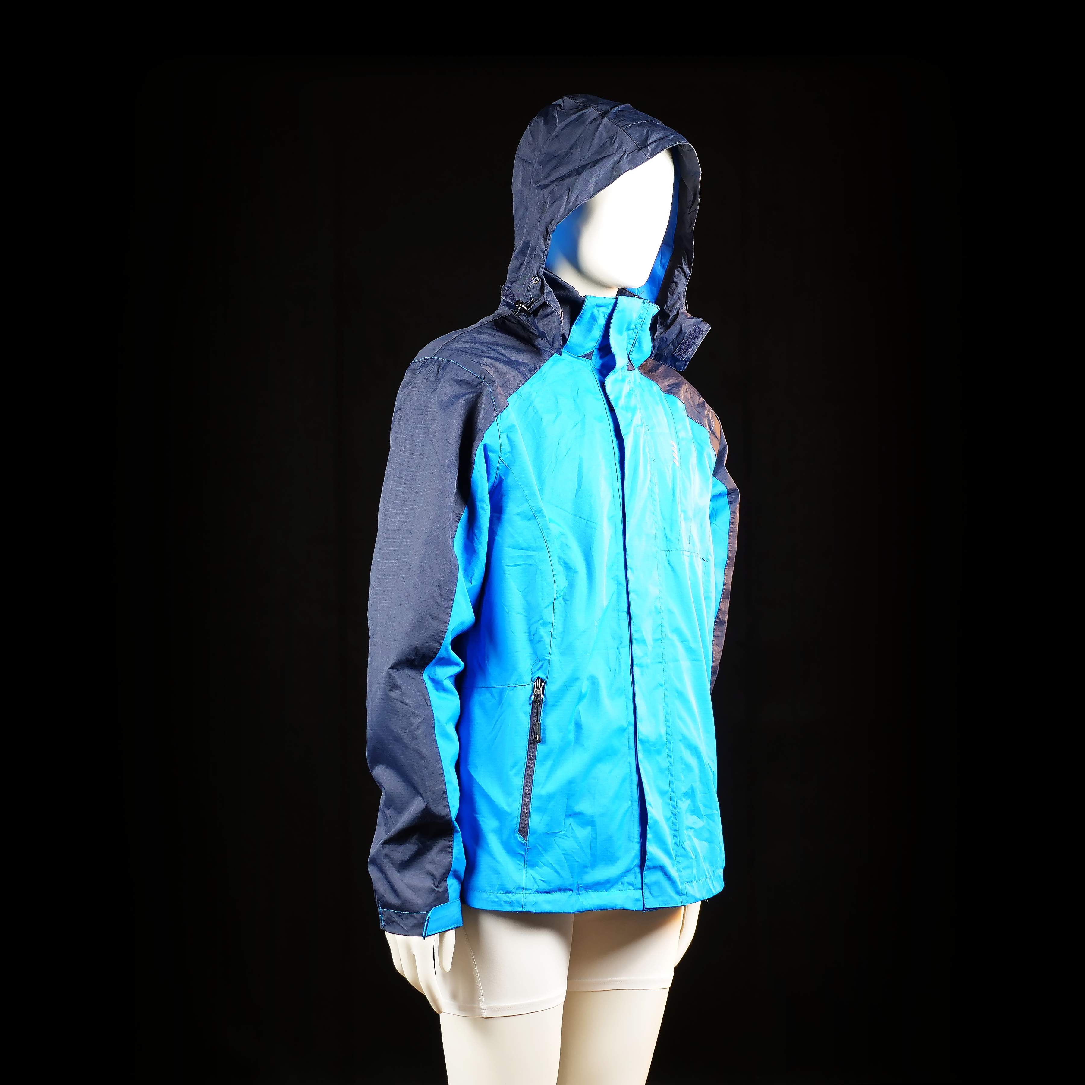 Crivit - rain jacket - Sky Blue, Navy - (Storlek: 56)