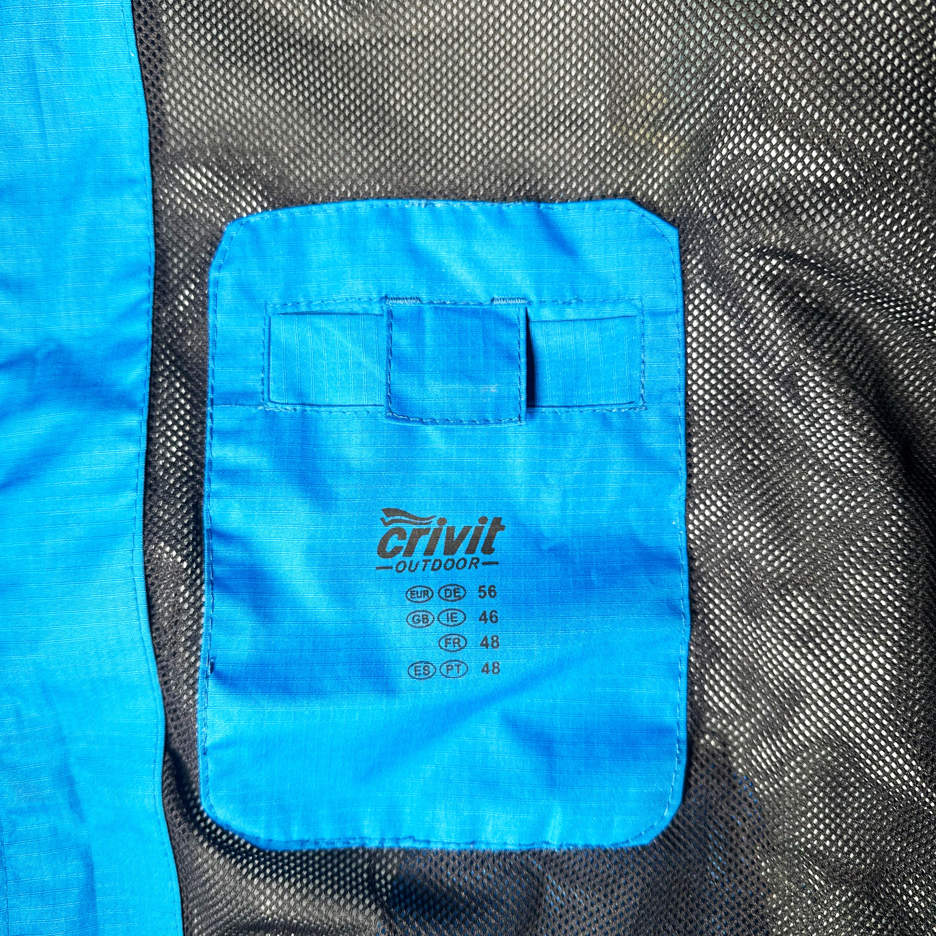 Crivit - rain jacket - Sky Blue, Navy - (Storlek: 56)