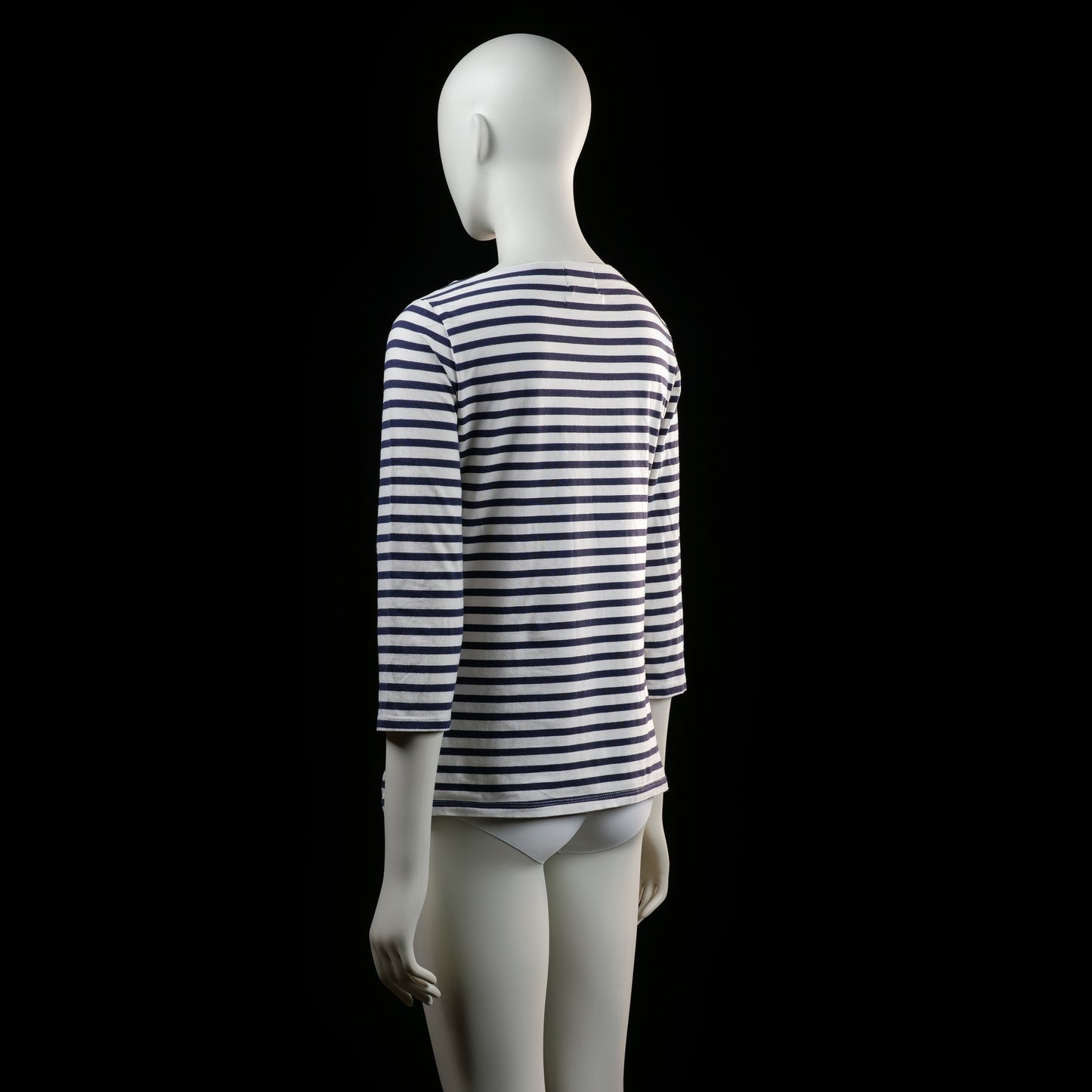 Lindex - t-shirt - White, Navy - (Storlek: M)