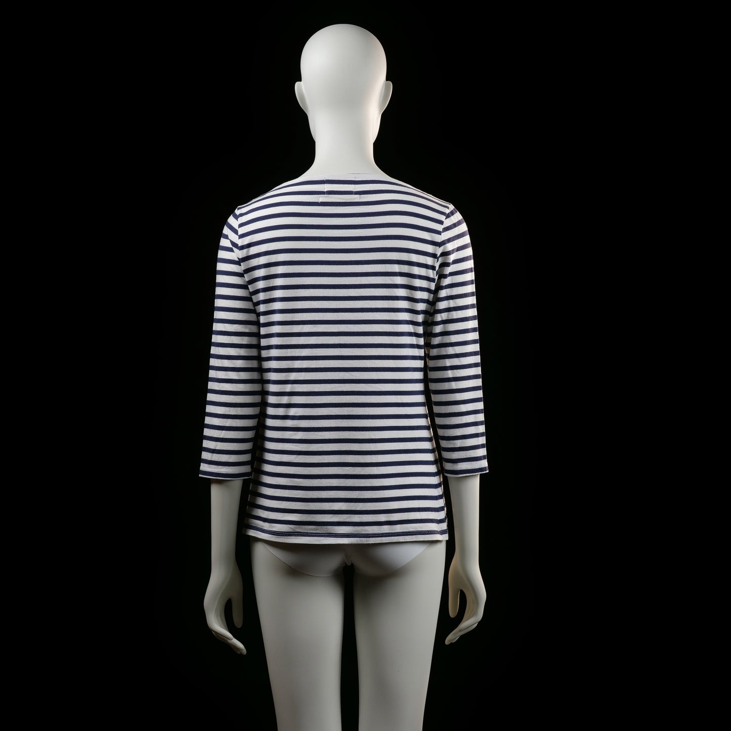 Lindex - t-shirt - White, Navy - (Storlek: M)