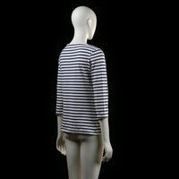 Lindex - t-shirt - White, Navy - (Storlek: M)