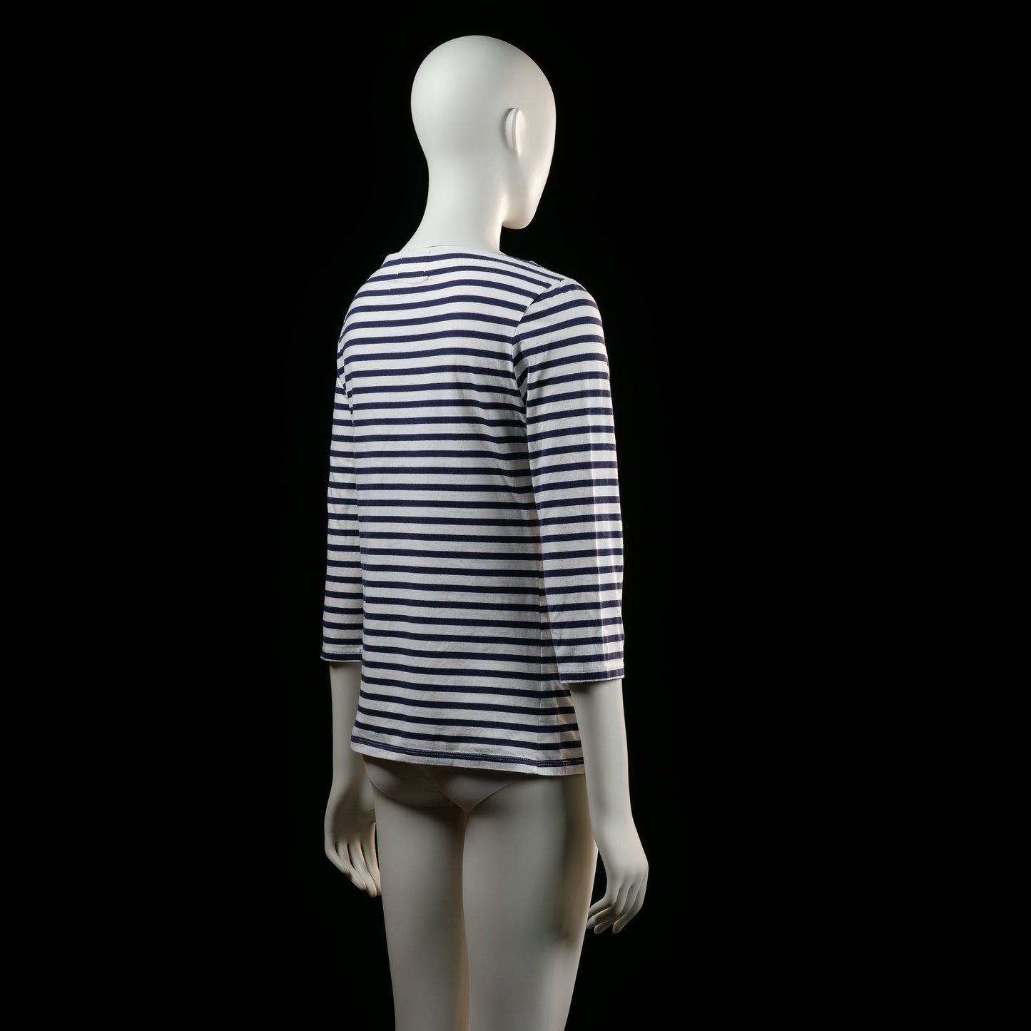 Lindex - t-shirt - White, Navy - (Storlek: M)