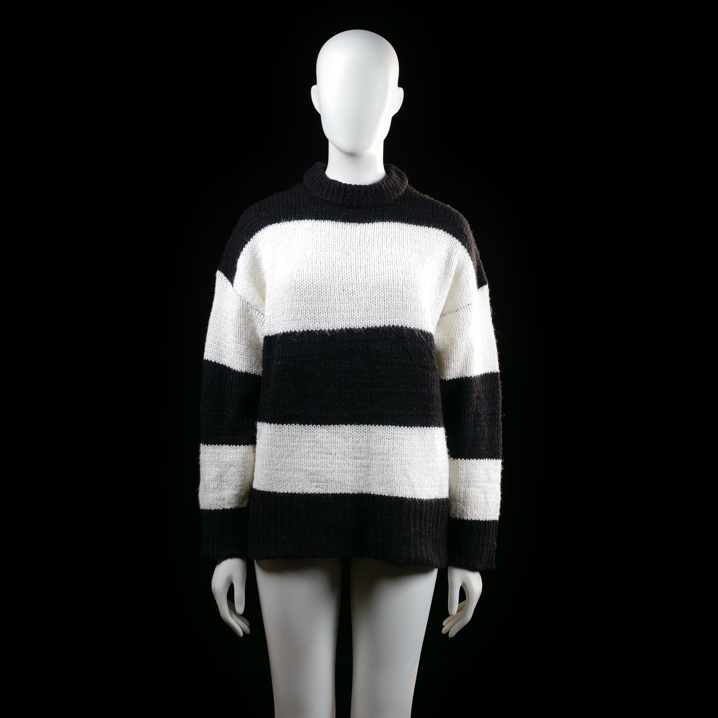 Lager 157 - sweater - Black, White - (Storlek: XS, S)