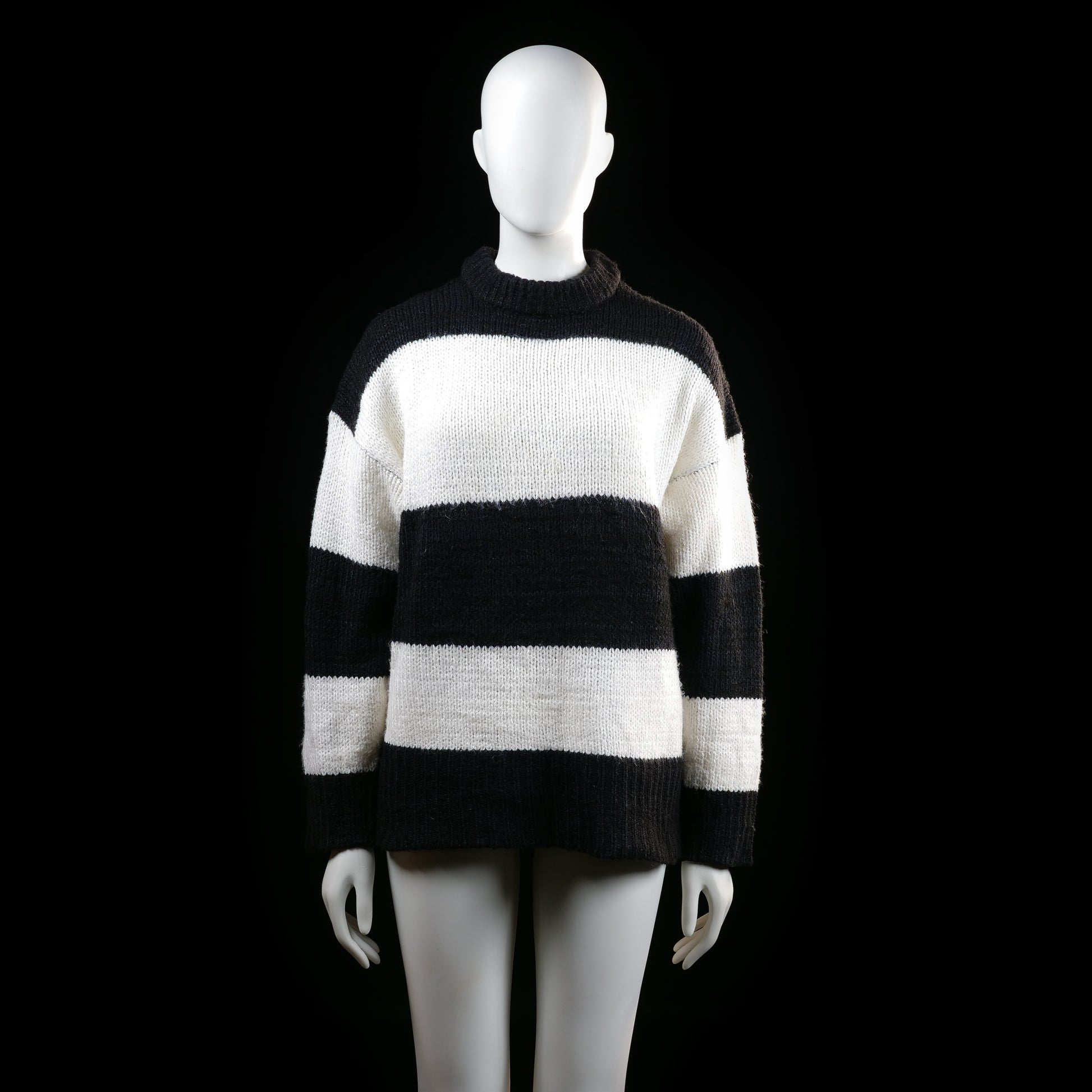 Lager 157 - sweater - Black, White - (Storlek: XS, S)